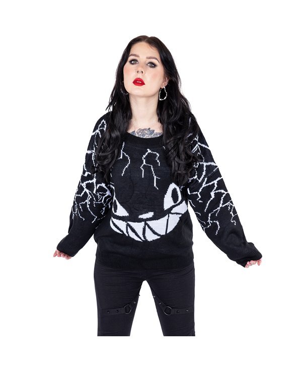 Pulls Femme SINISTER GRIN Noir