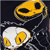 Tee Shirts Femme SPOOKY CAT T Noir / Orange