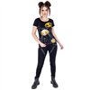 Tee Shirts Femme SPOOKY CAT T Noir / Orange