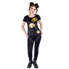 Tee Shirts Femme SPOOKY CAT T Noir / Orange