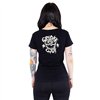 Tee Shirts Femme SPOOKY CAT T Noir