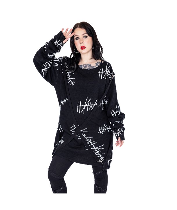 Pulls Femme STITCH ME Noir
