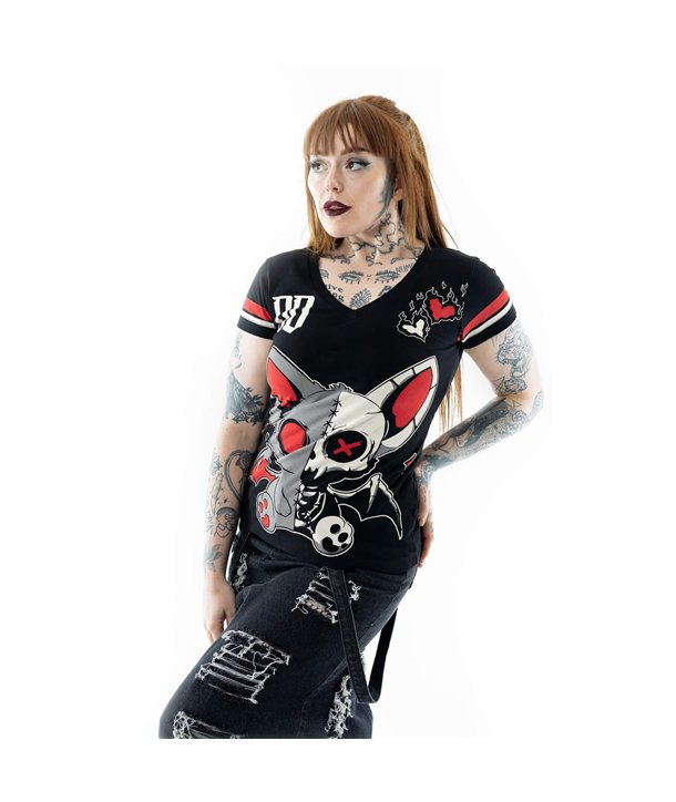 Tee Shirts Femme TEAM DEAD INSIDE T Noir