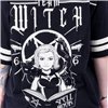 Tee Shirts Femme TEAM WITCH Noir