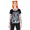 Tee Shirts Femme UNICORN SPLATTER T Noir