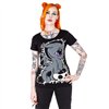 Tee Shirts Femme UNICORN SPLATTER T Noir