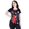 Tee Shirts Femme UNDEAD KITTY T Noir