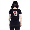 Tee Shirts Femme UNDEAD KITTY T Noir