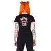 Tee Shirts Femme VOODOO UNICORN GIRL T Noir