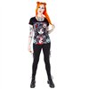 Tee Shirts Femme VOODOO UNICORN GIRL T Noir