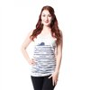 Tee Shirts Femme WHALE LINES T Blanc