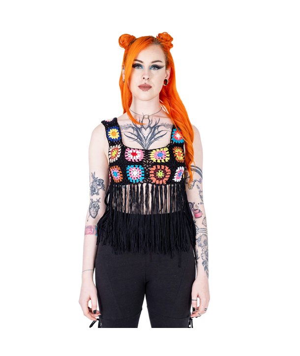 Vestes Femme MAISE FRINGE Noir