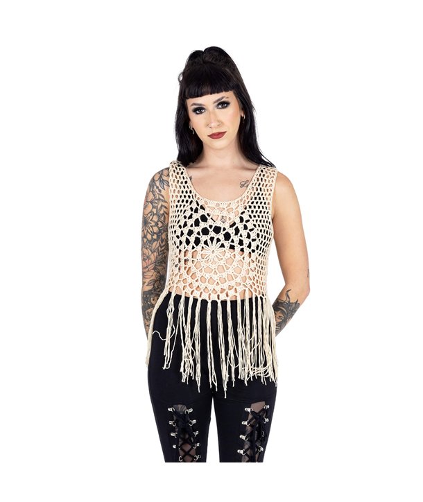 Vestes Femme PIPER FRINGE Beige