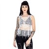 Vestes Femme PIPER FRINGE Blanc