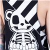 Vestes Femme KP SKULL AND CROSSBONES Noir