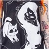 Vestes Femme YING YANG CATS Noir