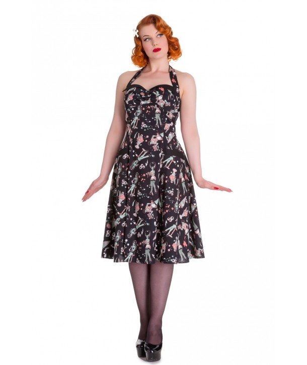 Robe Hell Bunny Zombie Diner 50s