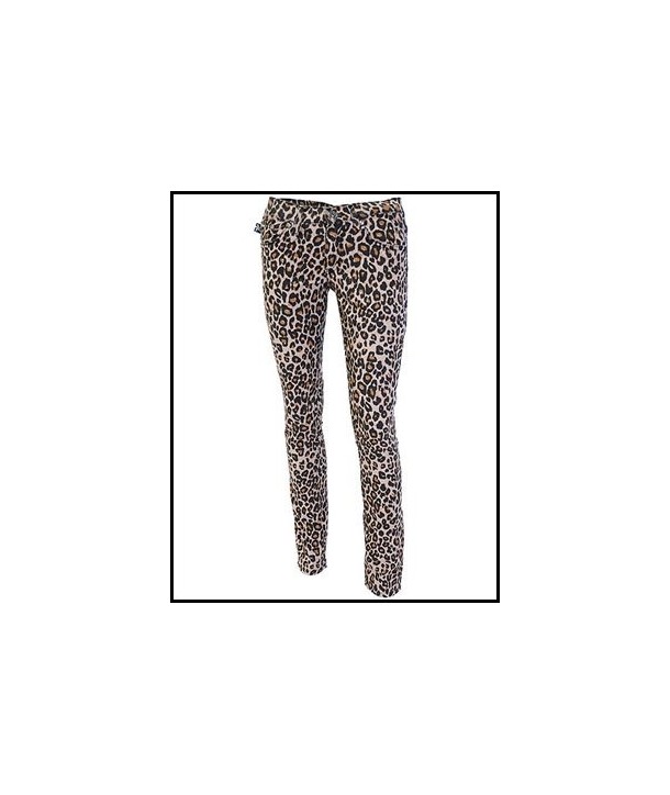 Pantalon Slim Darkside Clothing Natural Leopard