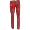 Slim Darkside Clothing Red Tartan