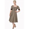 Robe Banned Clothing Lady Luck Dress Marron