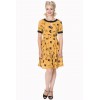 Robe Banned Clothing Don’t Be Late Date Swing Dress Mustard