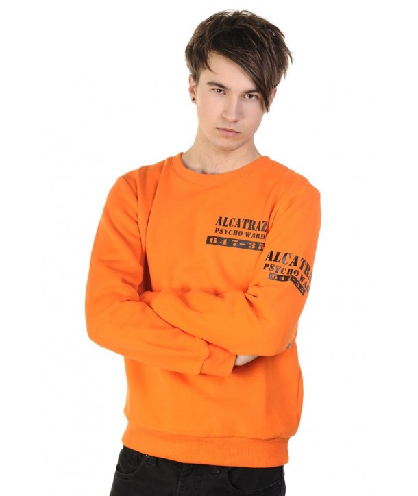 Sweatshirts Banned Clothing Alcatraz Sweatshirt Orange