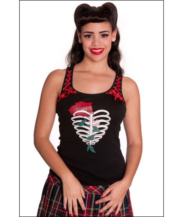 Top Hell Bunny Ribcage Vest