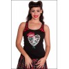 Top Hell Bunny Ribcage Vest