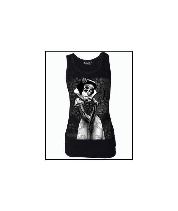 Debardeur Darkside Clothing Femme Snow White Skeleton