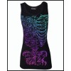 Debardeur Darkside Clothing Butterfly Skeleton Ribs