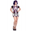 Top Banned Clothing Sequins Skeleton Top Noir