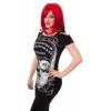 Top Banned Clothing Last Kiss T-Shirt Noir