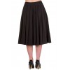 Jupe Banned Clothing Take A Hike Skirt Noir