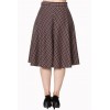 Jupe Banned Clothing Apple Of My Eye Skirt Rouge/Noir