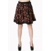 Jupe Banned Clothing Sacrouge Heart Skirt Noir