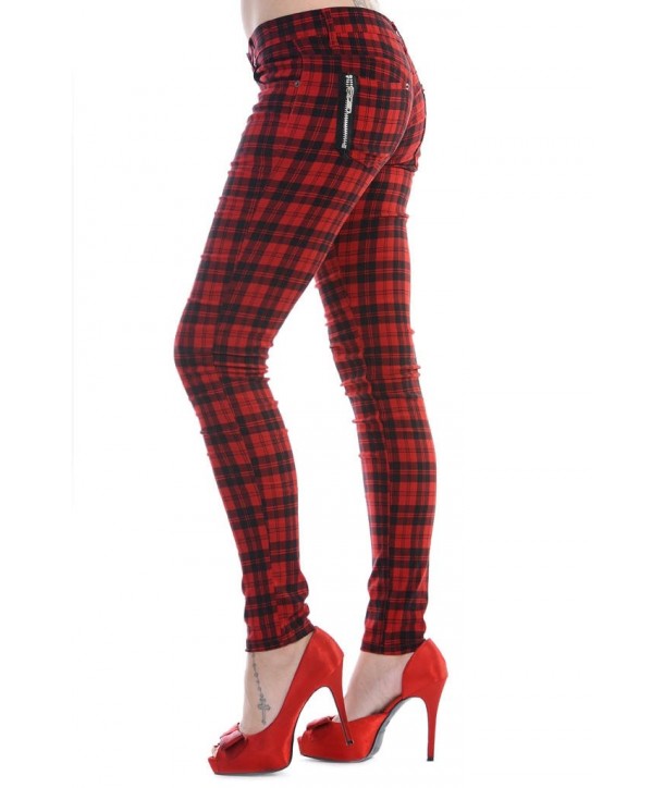 Pantalon Banned Clothing Skinny Red