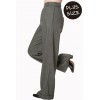 Pantalon Banned Clothing Lady Luck Wide Leg Trouser Noir