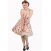 Robe Banned Clothing This Love Halterneck Dress Salmon