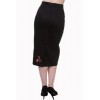 Jupe Banned Clothing New Romantics Pencil Skirt Noir