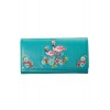 Porte Monnaie Banned Clothing Flamingo Wallet Teal Bleu