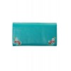 Porte Monnaie Banned Clothing Flamingo Wallet Teal Bleu