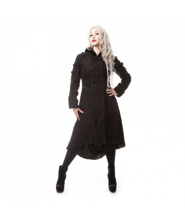 Manteau Rock Poizen Industrie Midnight