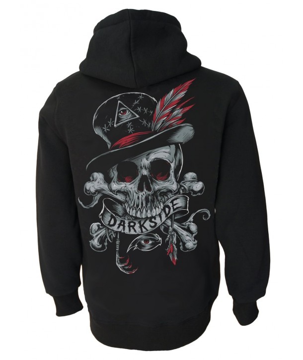 Sweat Shirt Veste Darkside Clothing Homme Voodoo Darkside Skull