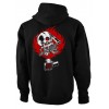 Sweat Shirt Veste Darkside Clothing Homme Zippo Skull