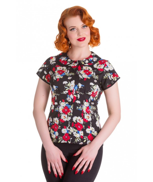 Top Hell Bunny Heather Blouse