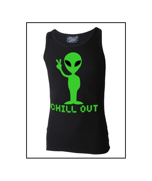 Debardeur Darkside Clothing Femme Alien Chill Out