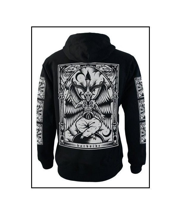 Sweat Shirt Veste Darkside Clothing Homme Baphomet