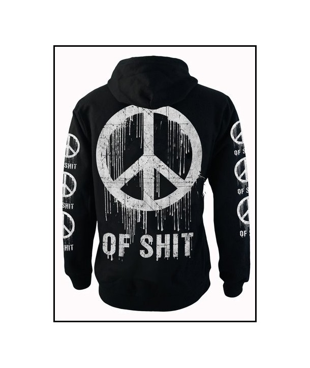 Sweat Shirt Veste Darkside Homme Peace Of Shit