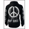 Sweat Shirt Veste Darkside Homme Peace Of Shit