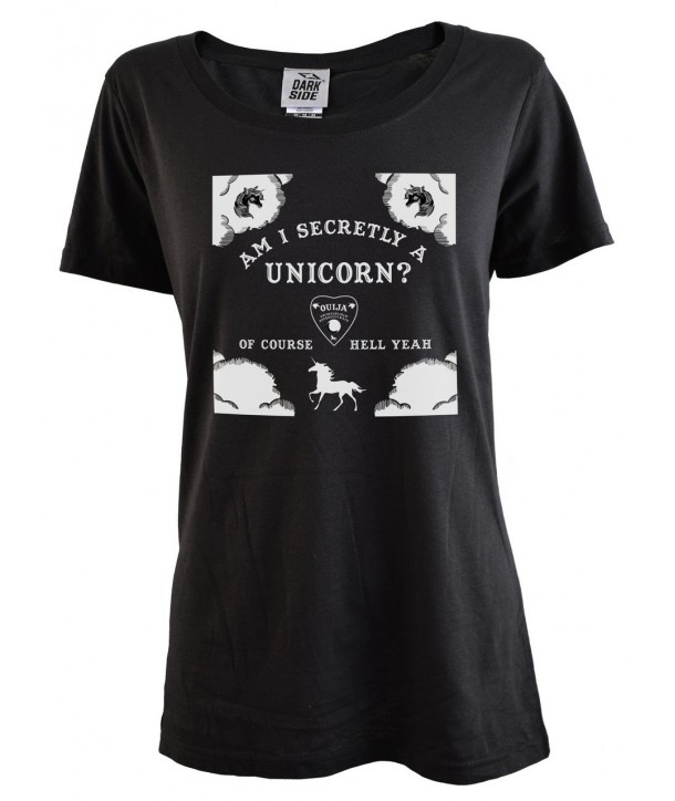 Tee Shirt Darkside Femme Am I Secretly A Unicorn